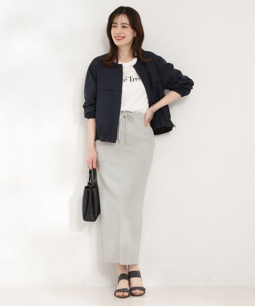 SHOO・LA・RUE / シューラルー ロング・マキシ丈スカート | 【セルフカット可能】テレコナロースカート | 詳細3