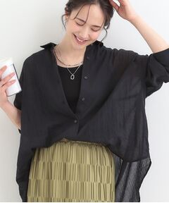 SHOO・LA・RUE / シューラルー シャツ・ブラウス | コットンライク長袖シャツ