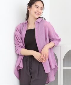 SHOO・LA・RUE / シューラルー シャツ・ブラウス | コットンライク長袖シャツ