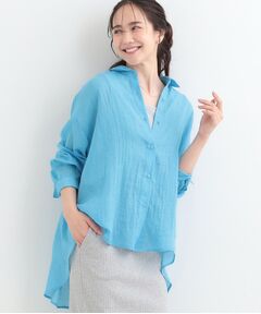 SHOO・LA・RUE / シューラルー シャツ・ブラウス | コットンライク長袖シャツ