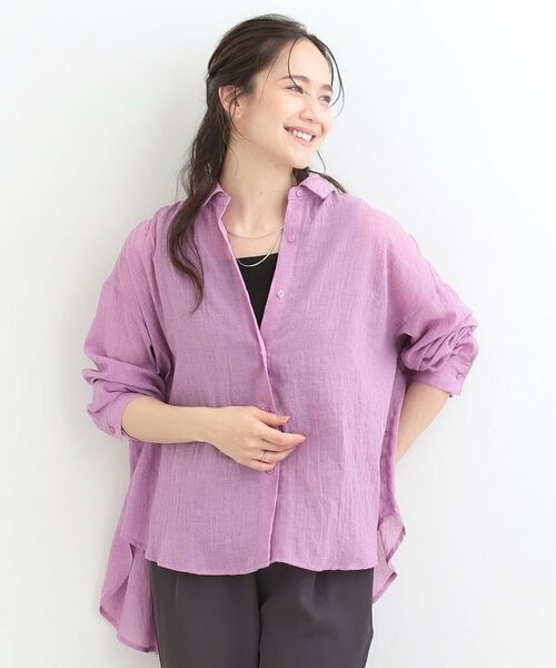 SHOO・LA・RUE / シューラルー シャツ・ブラウス | コットンライク長袖シャツ | 詳細13