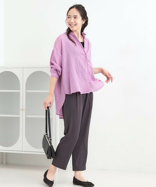 SHOO・LA・RUE / シューラルー シャツ・ブラウス | コットンライク長袖シャツ | 詳細15