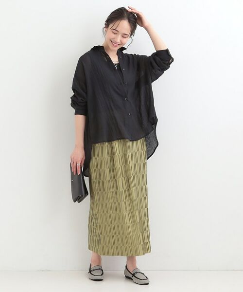 SHOO・LA・RUE / シューラルー シャツ・ブラウス | コットンライク長袖シャツ | 詳細3