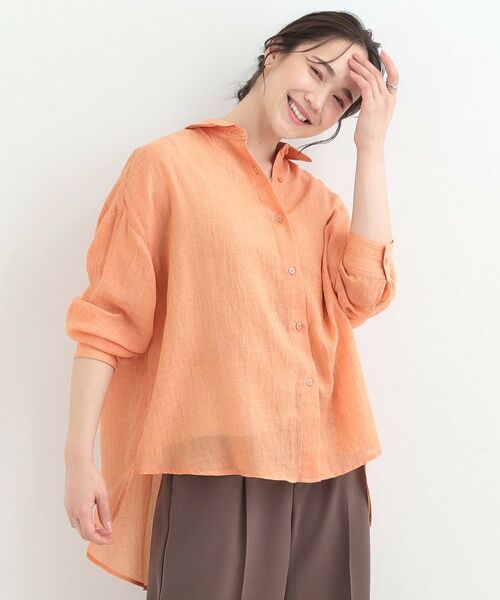 SHOO・LA・RUE / シューラルー シャツ・ブラウス | コットンライク長袖シャツ | 詳細9