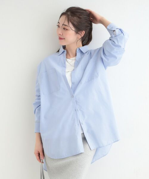 SHOO・LA・RUE / シューラルー シャツ・ブラウス | 綿テンセルシャツ | 詳細1