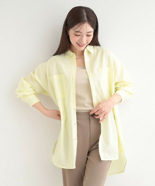 SHOO・LA・RUE / シューラルー シャツ・ブラウス | 綿テンセルシャツ | 詳細9