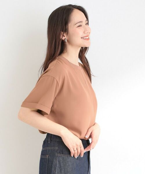 SHOO・LA・RUE / シューラルー シャツ・ブラウス | 【ひんやり/UV】さらさらぷるんリブトップス | 詳細10