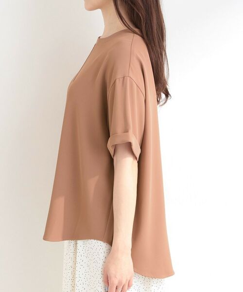 SHOO・LA・RUE / シューラルー シャツ・ブラウス | 【ひんやり/UV】さらさらぷるんリブトップス | 詳細14