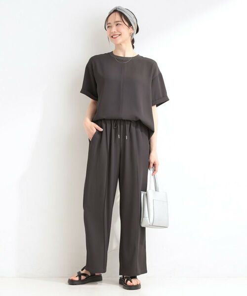 SHOO・LA・RUE / シューラルー シャツ・ブラウス | 【ひんやり/UV】さらさらぷるんリブトップス | 詳細3