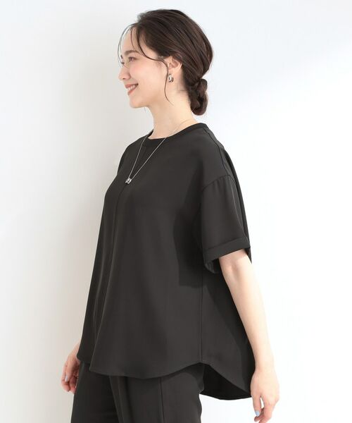 SHOO・LA・RUE / シューラルー シャツ・ブラウス | 【ひんやり/UV】さらさらぷるんリブトップス | 詳細6