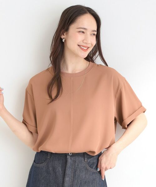 SHOO・LA・RUE / シューラルー シャツ・ブラウス | 【ひんやり/UV】さらさらぷるんリブトップス | 詳細9