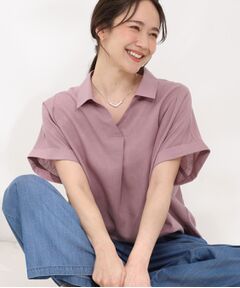 SHOO・LA・RUE / シューラルー シャツ・ブラウス | フレンチリネンドルマンスキッパー