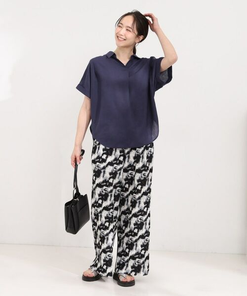 SHOO・LA・RUE / シューラルー シャツ・ブラウス | フレンチリネンドルマンスキッパー | 詳細11