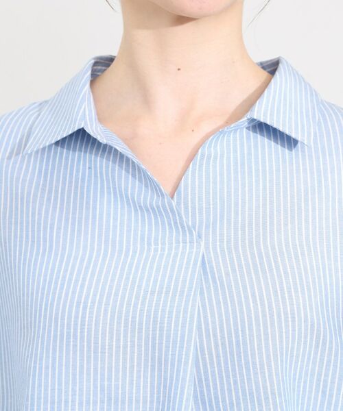 SHOO・LA・RUE / シューラルー シャツ・ブラウス | フレンチリネンドルマンスキッパー | 詳細24