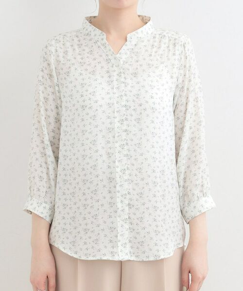 SHOO・LA・RUE / シューラルー シャツ・ブラウス | 前あきサテンブラウス | 詳細13