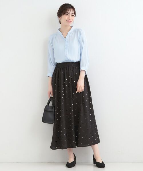 SHOO・LA・RUE / シューラルー シャツ・ブラウス | 前あきサテンブラウス | 詳細3