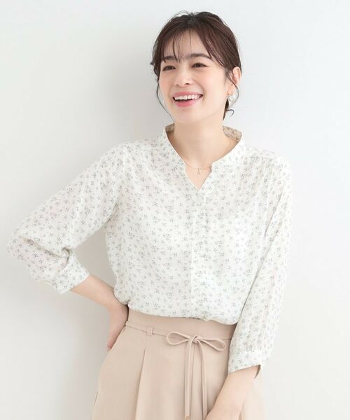 SHOO・LA・RUE / シューラルー シャツ・ブラウス | 前あきサテンブラウス | 詳細5