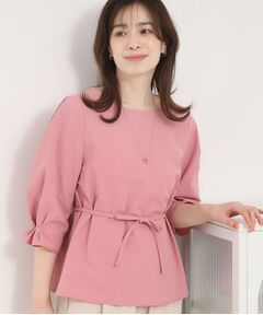 SHOO・LA・RUE / シューラルー シャツ・ブラウス | サッカーウエストリボンブラウス