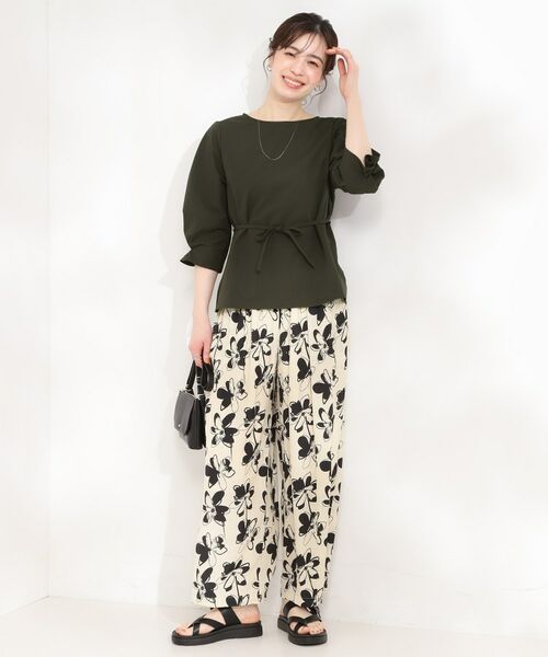 SHOO・LA・RUE / シューラルー シャツ・ブラウス | サッカーウエストリボンブラウス | 詳細12