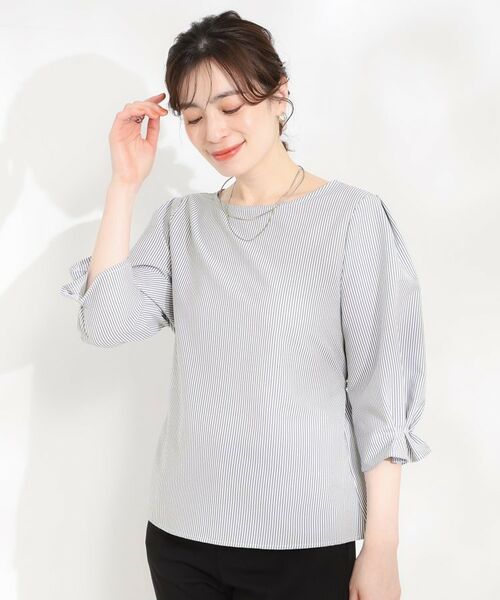 SHOO・LA・RUE / シューラルー シャツ・ブラウス | サッカーウエストリボンブラウス | 詳細17