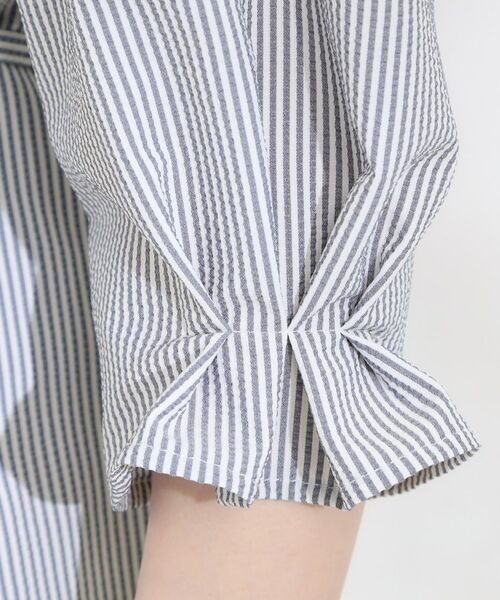 SHOO・LA・RUE / シューラルー シャツ・ブラウス | サッカーウエストリボンブラウス | 詳細28