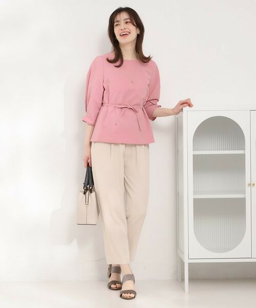 SHOO・LA・RUE / シューラルー シャツ・ブラウス | サッカーウエストリボンブラウス | 詳細5