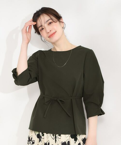 SHOO・LA・RUE / シューラルー シャツ・ブラウス | サッカーウエストリボンブラウス | 詳細8