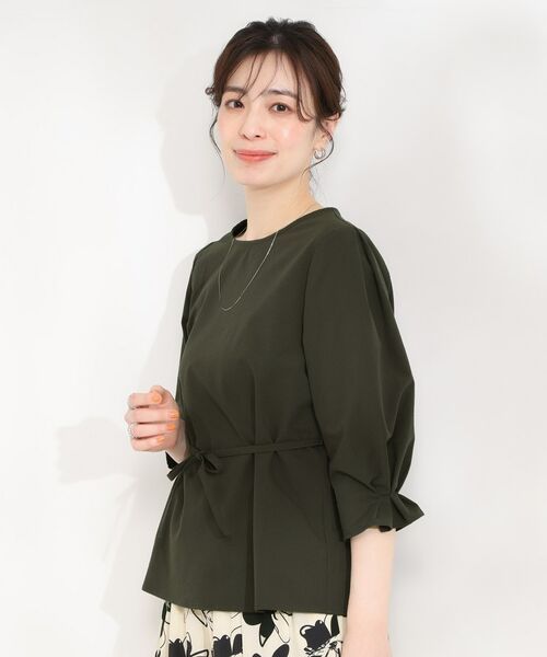 SHOO・LA・RUE / シューラルー シャツ・ブラウス | サッカーウエストリボンブラウス | 詳細9