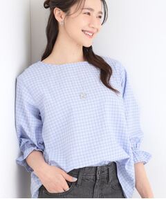 SHOO・LA・RUE / シューラルー シャツ・ブラウス | 【セットアップ可】サッカーチェック柄ブラウス