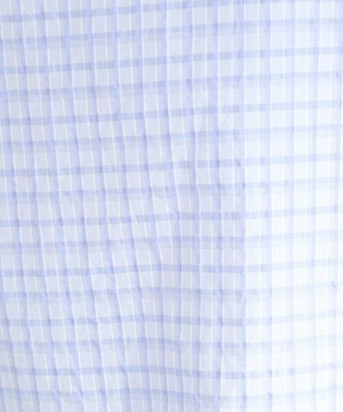 SHOO・LA・RUE / シューラルー シャツ・ブラウス | 【セットアップ可】サッカーチェック柄ブラウス | 詳細16