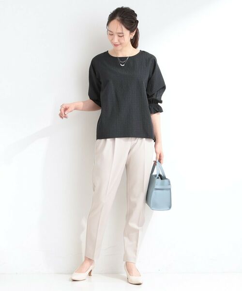 SHOO・LA・RUE / シューラルー シャツ・ブラウス | 【セットアップ可】サッカーチェック柄ブラウス | 詳細19