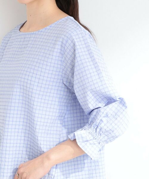 SHOO・LA・RUE / シューラルー シャツ・ブラウス | 【セットアップ可】サッカーチェック柄ブラウス | 詳細26