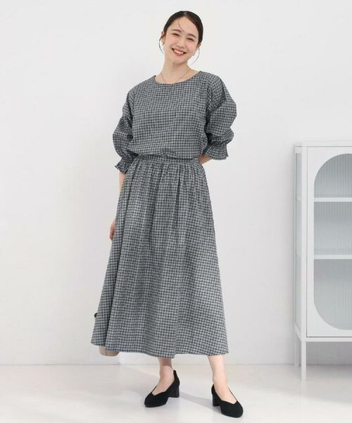 SHOO・LA・RUE / シューラルー シャツ・ブラウス | 【セットアップ可】サッカーチェック柄ブラウス | 詳細29