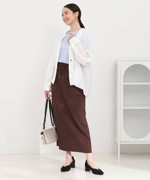 SHOO・LA・RUE / シューラルー シャツ・ブラウス | シアーVネックブラウス | 詳細3