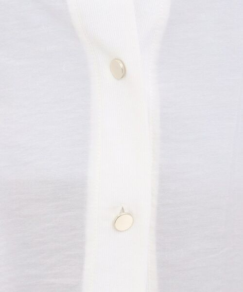 SHOO・LA・RUE / シューラルー シャツ・ブラウス | シアーVネックブラウス | 詳細4