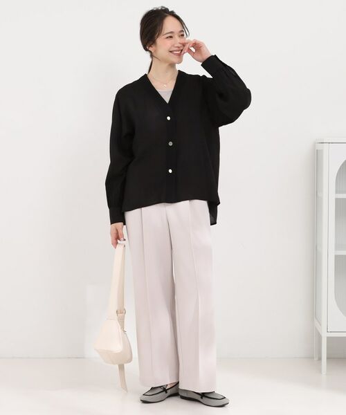 SHOO・LA・RUE / シューラルー シャツ・ブラウス | シアーVネックブラウス | 詳細7