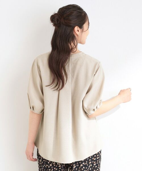 SHOO・LA・RUE / シューラルー シャツ・ブラウス | 【イジケア】麻調スキッパーブラウス | 詳細10