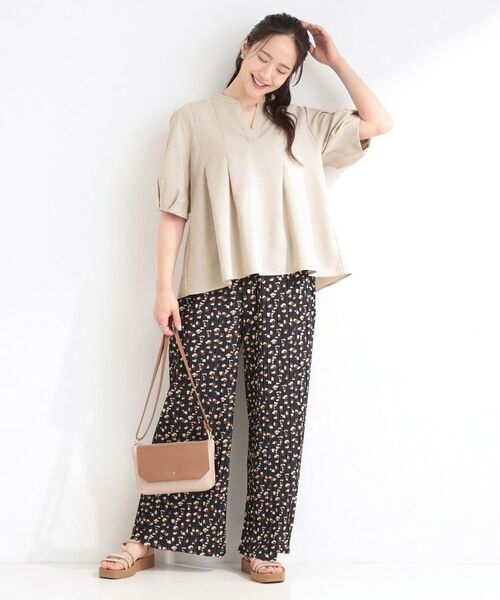 SHOO・LA・RUE / シューラルー シャツ・ブラウス | 【イジケア】麻調スキッパーブラウス | 詳細11