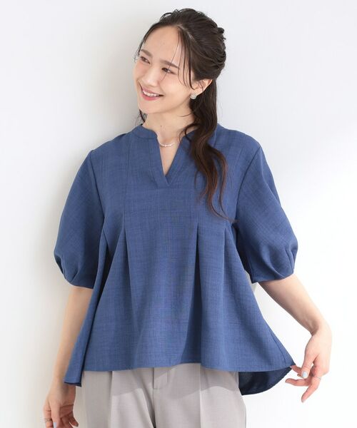 SHOO・LA・RUE / シューラルー シャツ・ブラウス | 【イジケア】麻調スキッパーブラウス | 詳細13