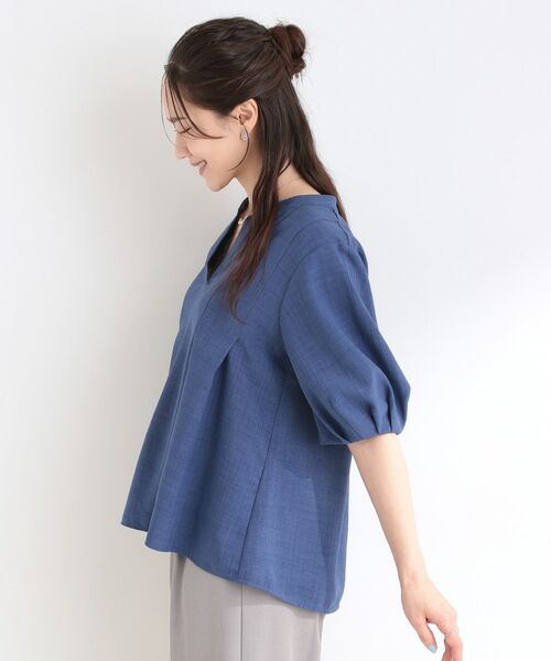 SHOO・LA・RUE / シューラルー シャツ・ブラウス | 【イジケア】麻調スキッパーブラウス | 詳細14