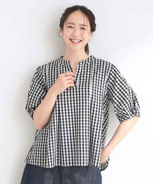 SHOO・LA・RUE / シューラルー シャツ・ブラウス | 【イジケア】麻調スキッパーブラウス | 詳細17