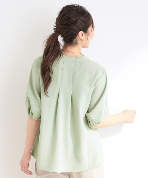 SHOO・LA・RUE / シューラルー シャツ・ブラウス | 【イジケア】麻調スキッパーブラウス | 詳細2