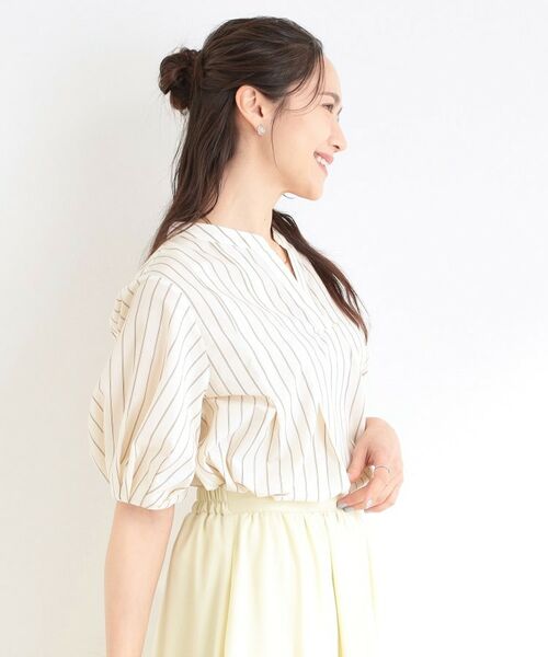 SHOO・LA・RUE / シューラルー シャツ・ブラウス | 【イジケア】麻調スキッパーブラウス | 詳細22