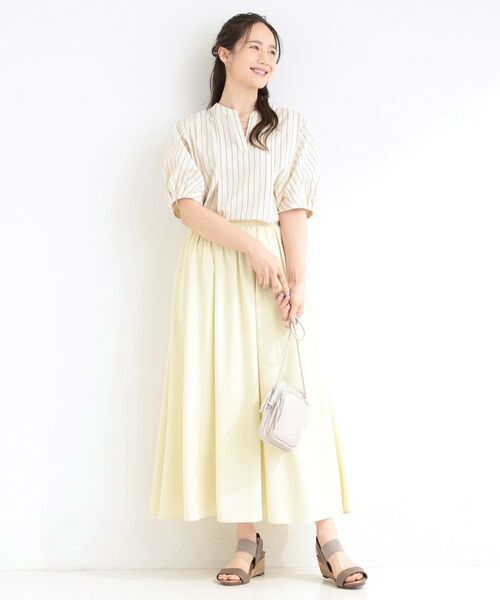 SHOO・LA・RUE / シューラルー シャツ・ブラウス | 【イジケア】麻調スキッパーブラウス | 詳細23