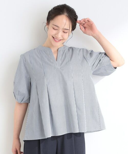 SHOO・LA・RUE / シューラルー シャツ・ブラウス | 【イジケア】麻調スキッパーブラウス | 詳細25