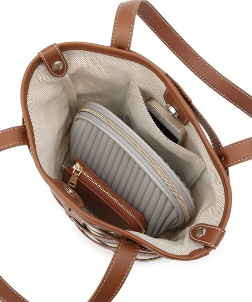 SHOO・LA・RUE / シューラルー トートバッグ | 格子レイヤードトートバッグ | 詳細12