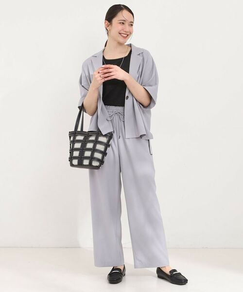 SHOO・LA・RUE / シューラルー トートバッグ | 格子レイヤードトートバッグ | 詳細2