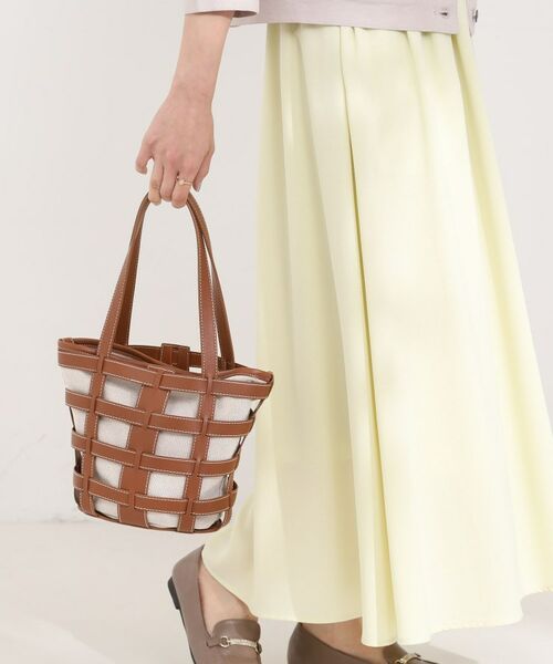 SHOO・LA・RUE / シューラルー トートバッグ | 格子レイヤードトートバッグ | 詳細3