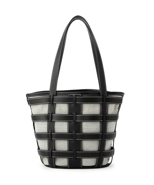 SHOO・LA・RUE / シューラルー トートバッグ | 格子レイヤードトートバッグ | 詳細5