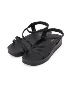 SHOO・LA・RUE / シューラルー サンダル | キラキラチューブサンダル